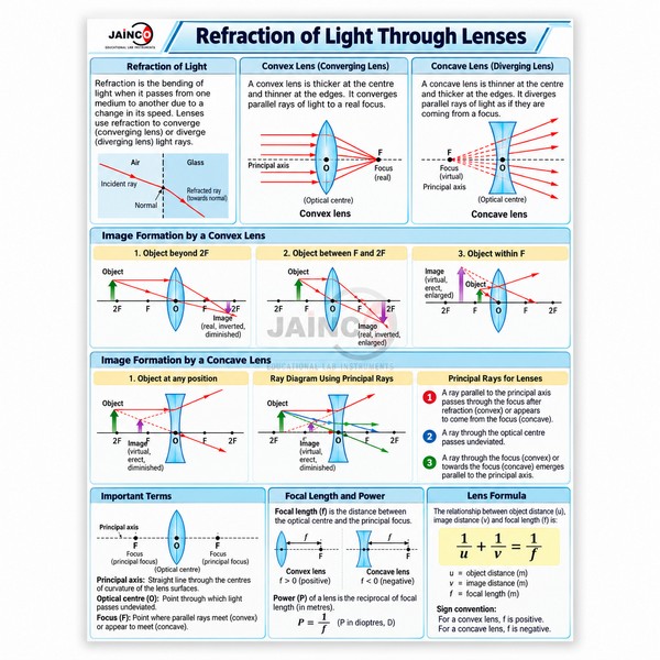 Refraction of Light Through Lenses